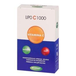 MEDNAT Lipo C 1000 Vitamina C Liposomada 60 Cápsulas Antioxidante Apoyo Defensas y Fatiga Precio: 27.5. SKU: B15GKNHKPP