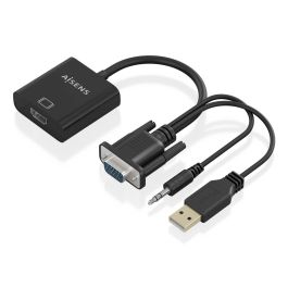 AISENS - CABLE CONVERSOR SVGA+AUDIO A HDMI, SVGA/M+JACK 3.5/M+USB-A/M-HDMI A/H, NEGRO, 20CM Precio: 8.94999974. SKU: B1EV4HDDY2