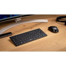 Bluestork PACKMINIFR Teclado y Mouse Inalámbrico Ultra Compacto Negro