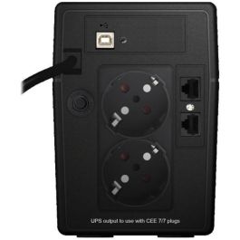 Infosec Line Interactive UPS 1000 VA 2 FR/SCHUKO Outlets -- 3-year warranty -- Infosec Line Interactive UPS 1000 VA 2 FR/SCHUKO Outlets -- 3-year warranty --