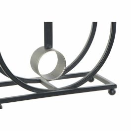 Reloj de Mesa DKD Home Decor Cristal Negro Hierro (16.5 x 7 x 25 cm) Reloj de Mesa DKD Home Decor Cristal Negro Hierro (16.5 x 7 x 25 cm)