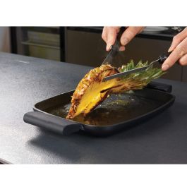 Asadora Inoxibar 18236 Negro 36 x 24 cm Aluminio