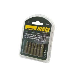 Mota Herramientas Juego de 6 puntas Phillips/Pozidriv PH1-2-3 PZ1-2-3 x 25mm BPJ1 Precio: 3.50000002. SKU: S7900136