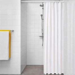 Exma Cortina de Baño Basic Blanca 180 x 180 cm Impermeable Anti-moho Apta Lavadora Precio: 3.99000041. SKU: B19ZN7J6A9