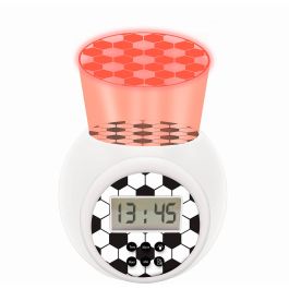 Lexibook Reloj Despertador Edición Fútbol RL977FO con Proyección de Balón