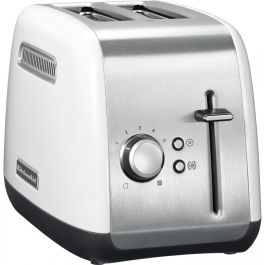 KitchenAid 5KMT2115EWH Tostadora de 2 rebanadas, 1100W, Acero Inoxidable/Blanco, Control ajustable, Bandeja recogemigas Precio: 124.50000002. SKU: B17LTDTPFT