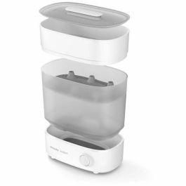 Philips Avent SCF291/00 Esterilizador Electrónico Vapor 4 en 1 para 6 Biberones en 6 Minutos, Mantiene 24h Esterilización, Blanco