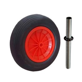 Edm Rueda para carretilla antipinchazos Ø360 mm con eje Ø20 mm
