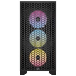Corsair CC-9011255-WW 3000D RGB AIRFLOW, Caja PC Semitorre ATX con 3 Ventiladores AR120 RGB, Negro Corsair CC-9011255-WW 3000D RGB AIRFLOW, Caja PC Semitorre ATX con 3 Ventiladores AR120 RGB, Negro