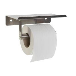 DKD Home Decor Portarrollos Plateado Inox 9.7 x 7.5 x 18 cm