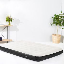 Outfit Cama de Aire Doble 191x137x22 cm Inflable para Exterior e Interior, Colchón Cómodo