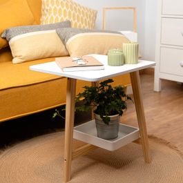 Vinthera Mesilla Moa Madera Melamina y Patas de Pino 43x38x48 cm