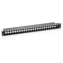 Equip 24-Port Keystone Cat.6 Unshielded Patch Panel, Black Precio: 14.49999991. SKU: B1HNN75M3Q