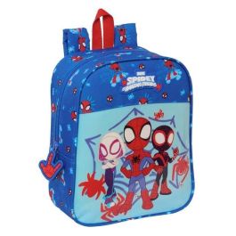 Mochila guarderia adapt.carro spidey 22x27x10cm