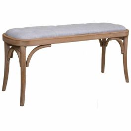 Banqueta Alexandra House Living Gris Madera de caucho 37 x 47 x 110 cm