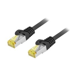 EQUIP 605100 Cable de Red Ethernet Cat6A S/FTP Doble Blindaje, 2xRJ45, 1 Metro, Negro, para Exterior