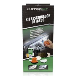 Motorkit Kit Restaurador De Faros CS6 MOT1000 Limpia y Repara Lentes Amarillas y Opacas