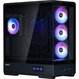 Zalman P50 DS Black Caja PC Midi Tower Negra ATX con Ventana de Vidrio Templado e Iluminación RGB Precio: 89.49999982. SKU: B1FP834DJQ
