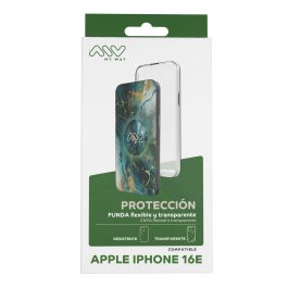 myway funda compatible con Apple iPhone 16e transparente