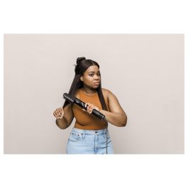 Shark FlexStyle HD440EU Multistyler Air Wrap 5 en 1 Herramienta de Peinado con 5 Accesorios 1400W Secador de Pelo para Cabello Seco/Mojado Negro Rosa