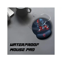 Wondee Alfombrilla de Ratón Star Wars Darth Vader Ergonómica Gel Reposamuñecas Antideslizante 230x250 mm