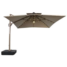 Sombrilla Home ESPRIT Beige Champán 286 x 350 x 280 cm Precio: 374.49999972. SKU: B1DTX3YP7G