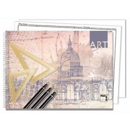 Bloc De Dibujo Pacsa Art Con Espiral Liso Con Recuadro 2 Taladros Fº Prolongado 140G 20H 10 unidades Precio: 27.50000033. SKU: B146QWX3QC