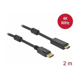DeLOCK Cable Activo DisplayPort 1.2 a HDMI 4K 60Hz 2m
