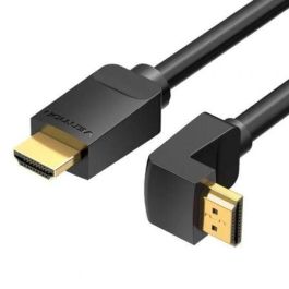 Vention AAQBF Cable HDMI 2.0 4K@60Hz Acodado 270° HDMI Macho - Macho 1m Negro con Conectores Chapados en Oro y Nylon Trenzado Vention AAQBF Cable HDMI 2.0 4K@60Hz Acodado 270° HDMI Macho - Macho 1m Negro con Conectores Chapados en Oro y Nylon Trenzado