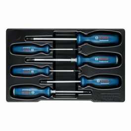 Bosch Professional BOS1706747104077 Juego de 6 Destornilladores Planos