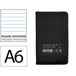 Cuaderno Con Gomilla Antartik Notes Tapa Dura A6 Hojas Rayas Negro 100 Hojas 80 gr Fsc Precio: 4.49999968. SKU: B18ZBSD964