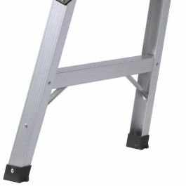 Defpro DEF1686832420157 Escalón de aluminio Plegable con pies antideslizantes - 90x30 cm - Alto 49,5 cm
