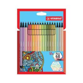 Rotulador Fibra Stabilo Pen 68 Caja Carton De 18 (Set de 6) Precio: 111.5899994. SKU: B1D6TVKRLV