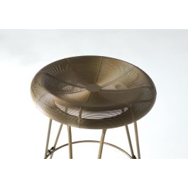 Giner Y Colomer - Taburete Alto de Metal 76 cm, Color Dorado, para Bar o Cocina