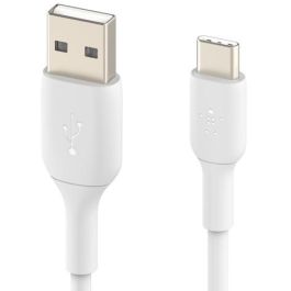 Belkin Cable USB-C a USB-A 1m Blanco Doble Pack PVC