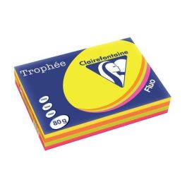 Papel De Color A4 Clairefontaine Trophee 80G 500H Surtido Fluor (4X 125H Amarillo, Naranja, Verde, Rosa) Precio: 21.49999995. SKU: B1KJF9DCSL