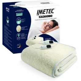 Imetec IME8007403166298 Cubrecolchón calefactable 2 plazas, 150x160 cm, 100% lana y merino, calentamiento rápido, 6 temperaturas Imetec IME8007403166298 Cubrecolchón calefactable 2 plazas, 150x160 cm, 100% lana y merino, calentamiento rápido, 6 temperaturas