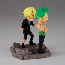 Banpresto Figura Roronoa Zoro & Sanji One Piece World Collectable Log Stories 8cm PVC ABS