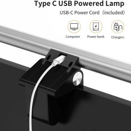 4smarts 2in1 LightBar Pro + Webcam, con LED, Plug & Play, ABS, Plata, compatible con iOS, Windows, MacOS, Linux