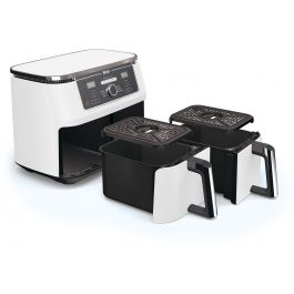 Ninja AF400EU Foodi MAX Freidora de Aire Caliente Dual Zone 9.5L con Horno, Asador y Deshidratador Blanca