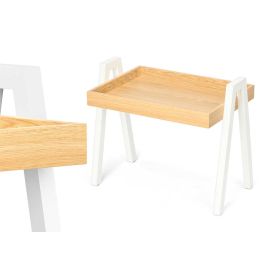 Mesa Auxiliar Patas Blancas Giftdecor 48X44CM (4 Unidades) Precio: 59.50000034. SKU: B1KDE4Z6HP