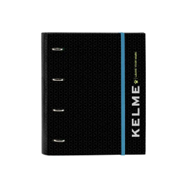 Carpeta de anillas Kelme Iron Negro 27 x 32 x 3.5 cm