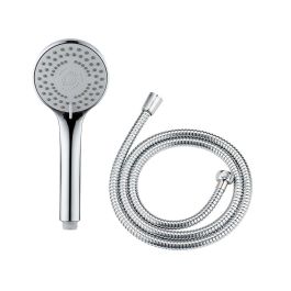 Conjunto de ducha basic, cabezal 5 funciones + manguera 150 cm Precio: 15.79000027. SKU: B1FPVDRLGN