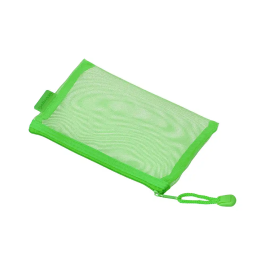 Liderpapel Bolsa Zipper Bag Poliéster Transpirable Multiusos DIN A6 Verde Pastel