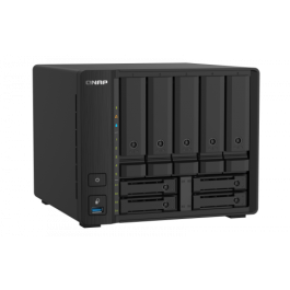 QNAP TS-932PX NAS Tower Negro 9 Bahías 10GbE 2.5GbE