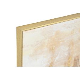 DKD Home Decor Cuadro Beige Dorado Lienzo PS New York 60 x 80 x 3.5 cm (2 Unidades)