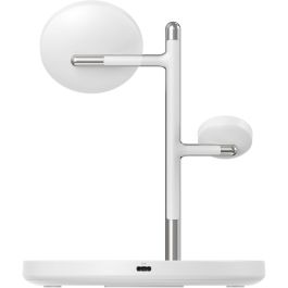 Anker Estación de Carga Inalámbrica MagGo 3 en 1 Plegable Blanco, 25W con Carga Rápida para iPhone y Apple Watch