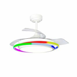Ventilador de Techo CristalRecord ANTILA MINI RGB WH RETRAC Blanco Precio: 138.5899999. SKU: B183ZWK764