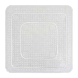 Cook Concept Juego de 3 Tapas de Silicona Estirables para Recipientes, Reutilizables, Tamaños 9.5cm, 14cm y 19cm