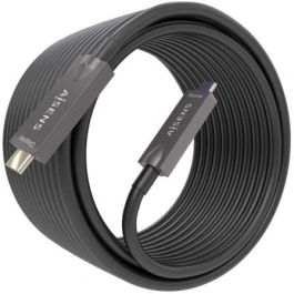 Aisens A157-0882 Cable USB-C 3.1 Gen2 Macho-Macho 10m Activo 60W 10Gbps Vídeo 4K@60Hz Thunderbolt 3/4 Negro